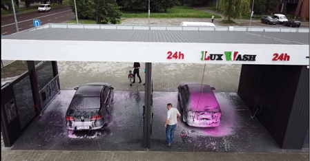 Открытие новой автомойки в г. Львове