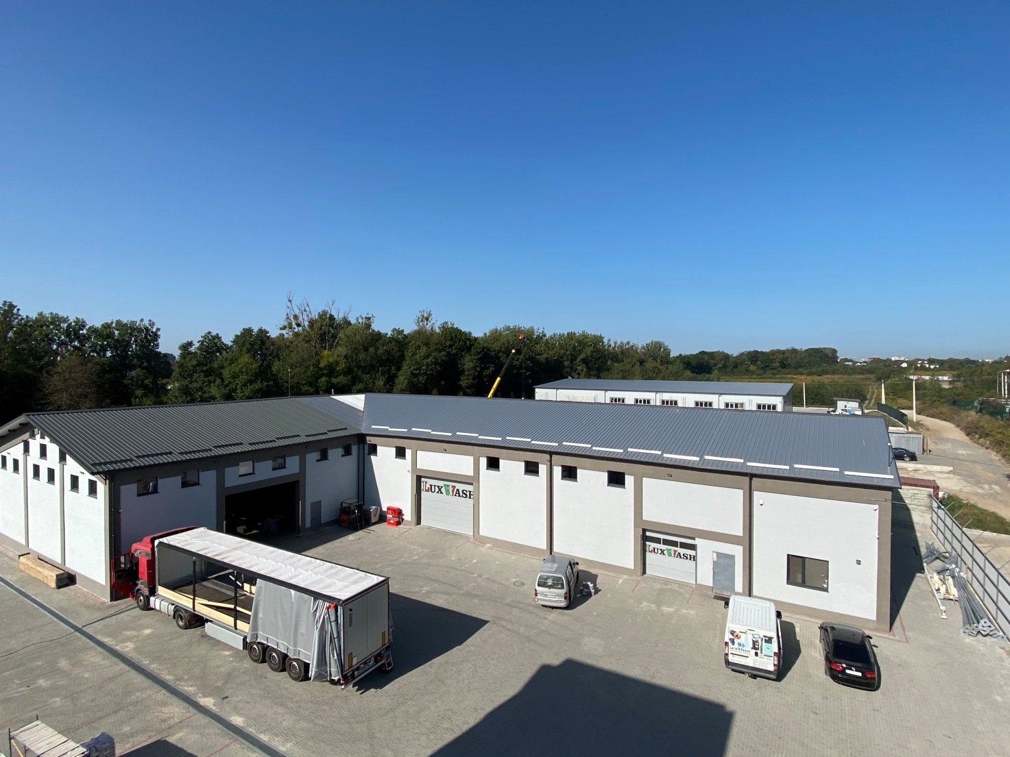 Загальний вигляд ділянки комплексу автомобільної мийки