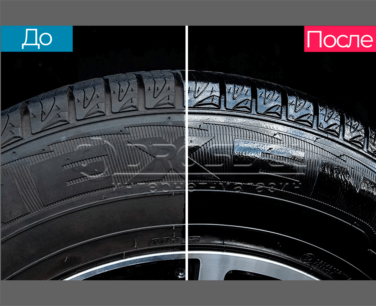 Склад для чорніння коліс ефективно захищає шини від зовнішнього впливу