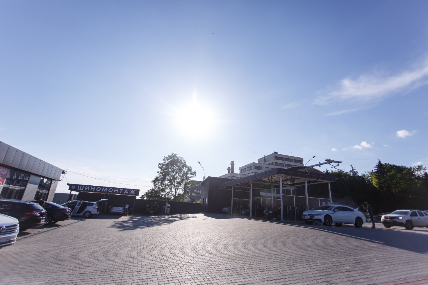 Ділянка, достатня для розміщення мийки самообслуговування