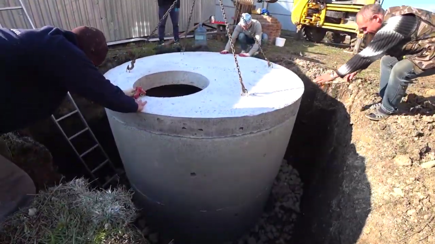 Установка септика для мийки самообслуговування